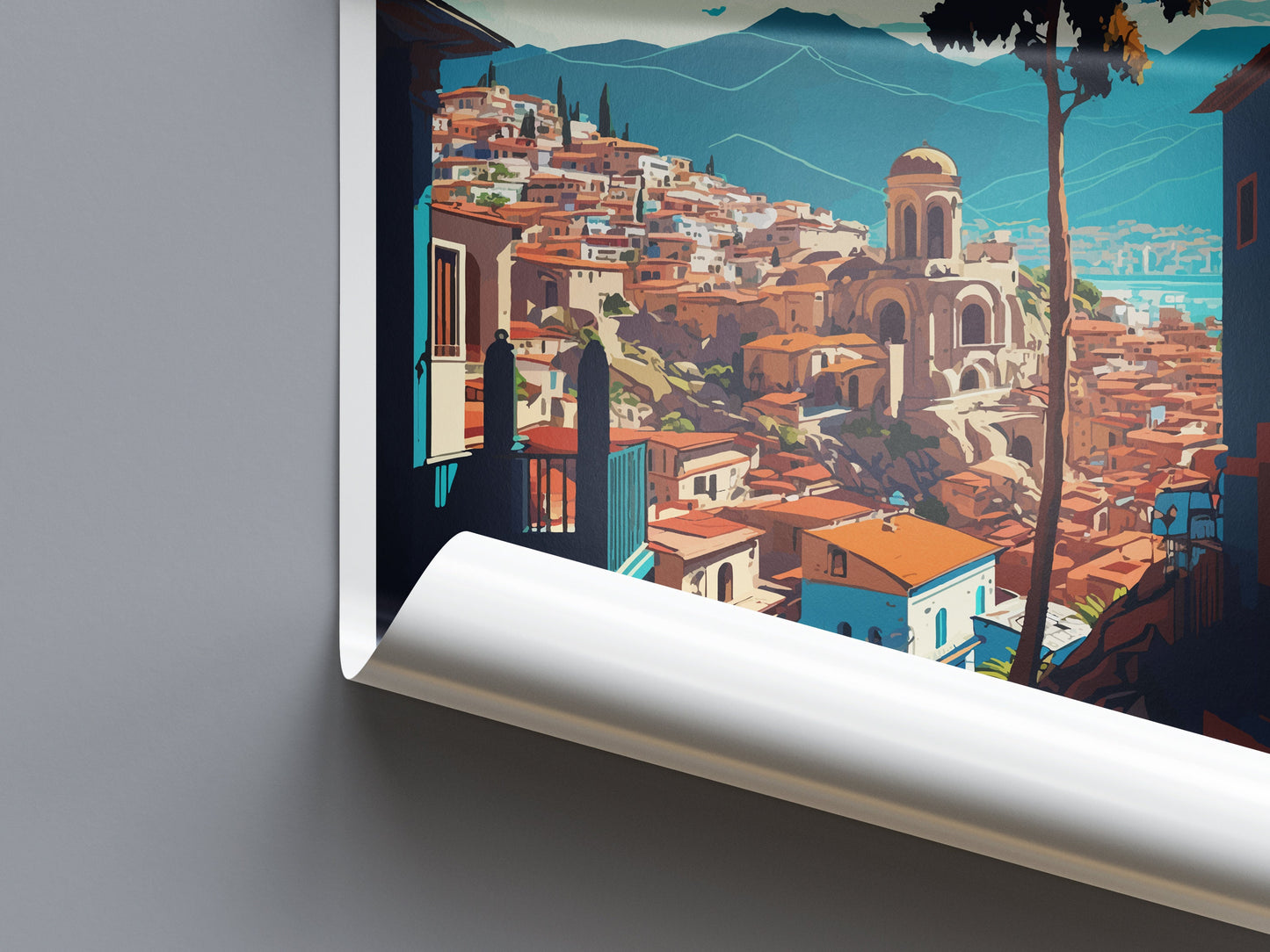 Antakya Travel Print Wall Art Antakya Wall Hanging Home Décor Antakya Gift Art Lovers Turkey Art Lover Gift Antakya City Turkey Travel Art