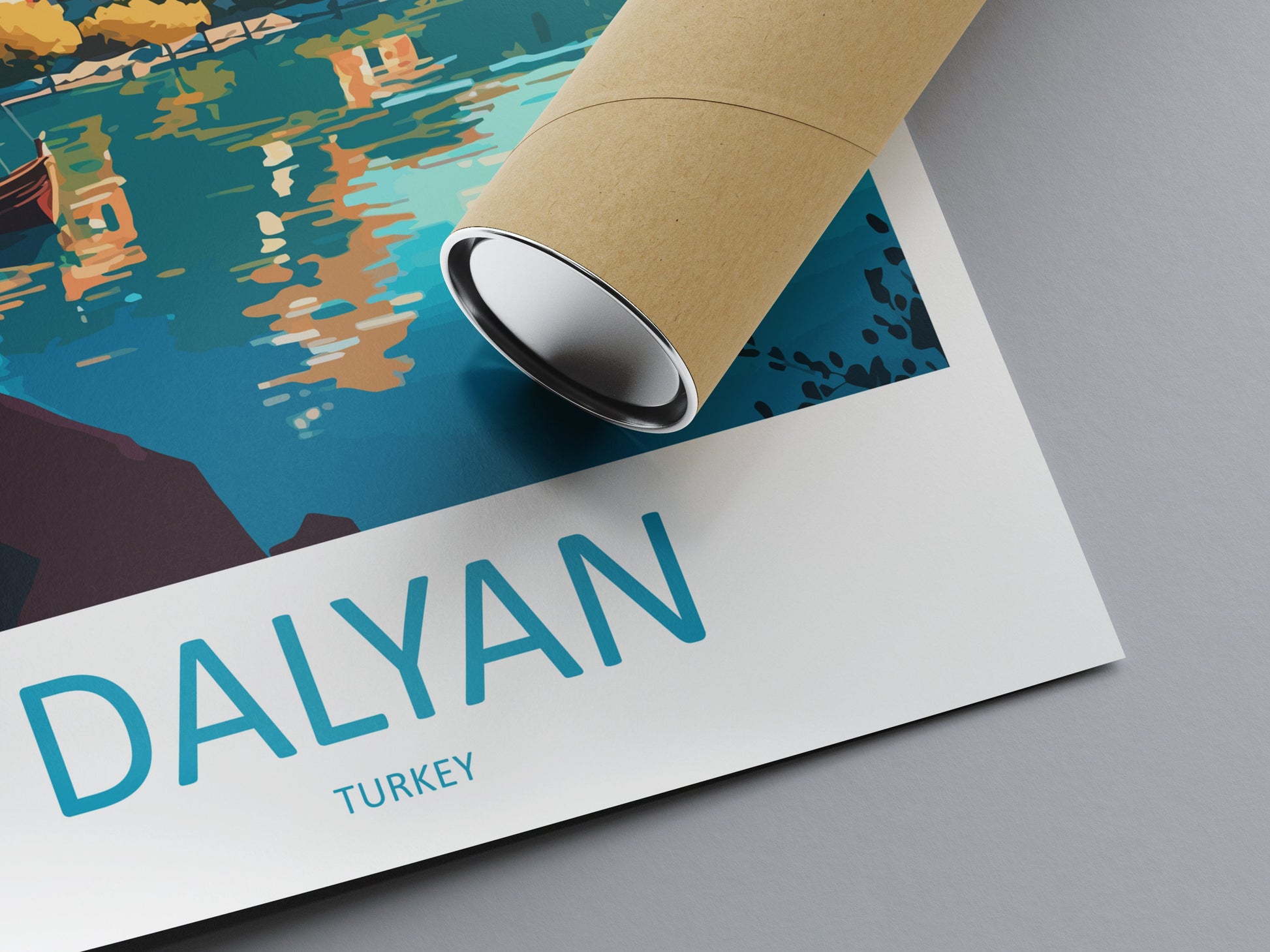 Dalyan Travel Print Wall Art Dalyan Wall Hanging Home Décor Dalyan Gift Art Lovers Turkey Art Lover Gift Dalyan City Turkey Travel