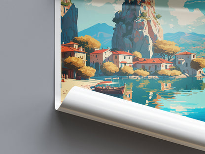 Dalyan Travel Print Wall Art Dalyan Wall Hanging Home Décor Dalyan Gift Art Lovers Turkey Art Lover Gift Dalyan City Turkey Travel