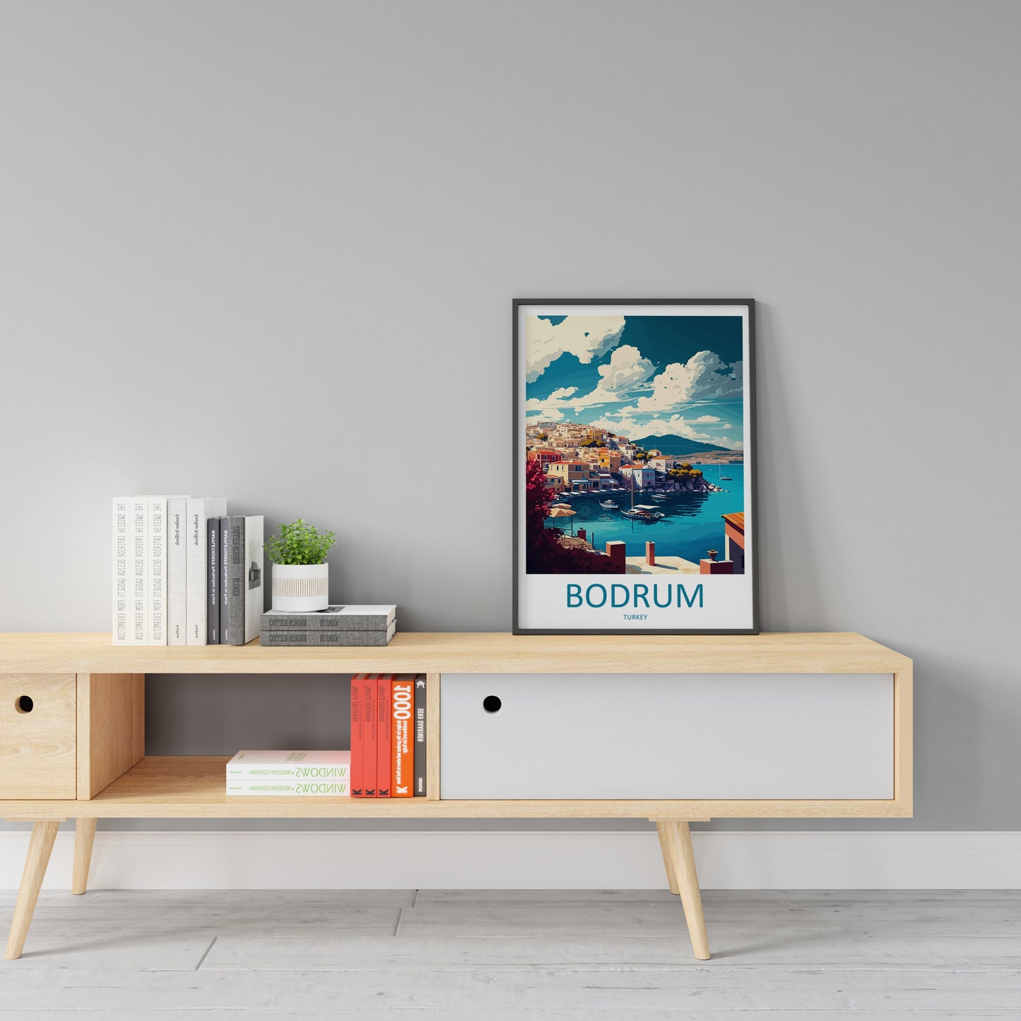 Bodrum Travel Print Wall Art Bodrum Wall Hanging Home Décor Bodrum Gift Art Lovers Turkey Art Lover Gift Bodrum Turkey Travel