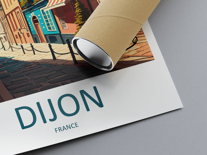 Dijon Travel Print Wall Art Dijon Wall Hanging Home Décor Dijon Gift Art Lovers France Art Lover Gift Dijon Print France Artwork Gift