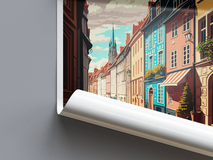 Dijon Travel Print Wall Art Dijon Wall Hanging Home Décor Dijon Gift Art Lovers France Art Lover Gift Dijon Print France Artwork Gift