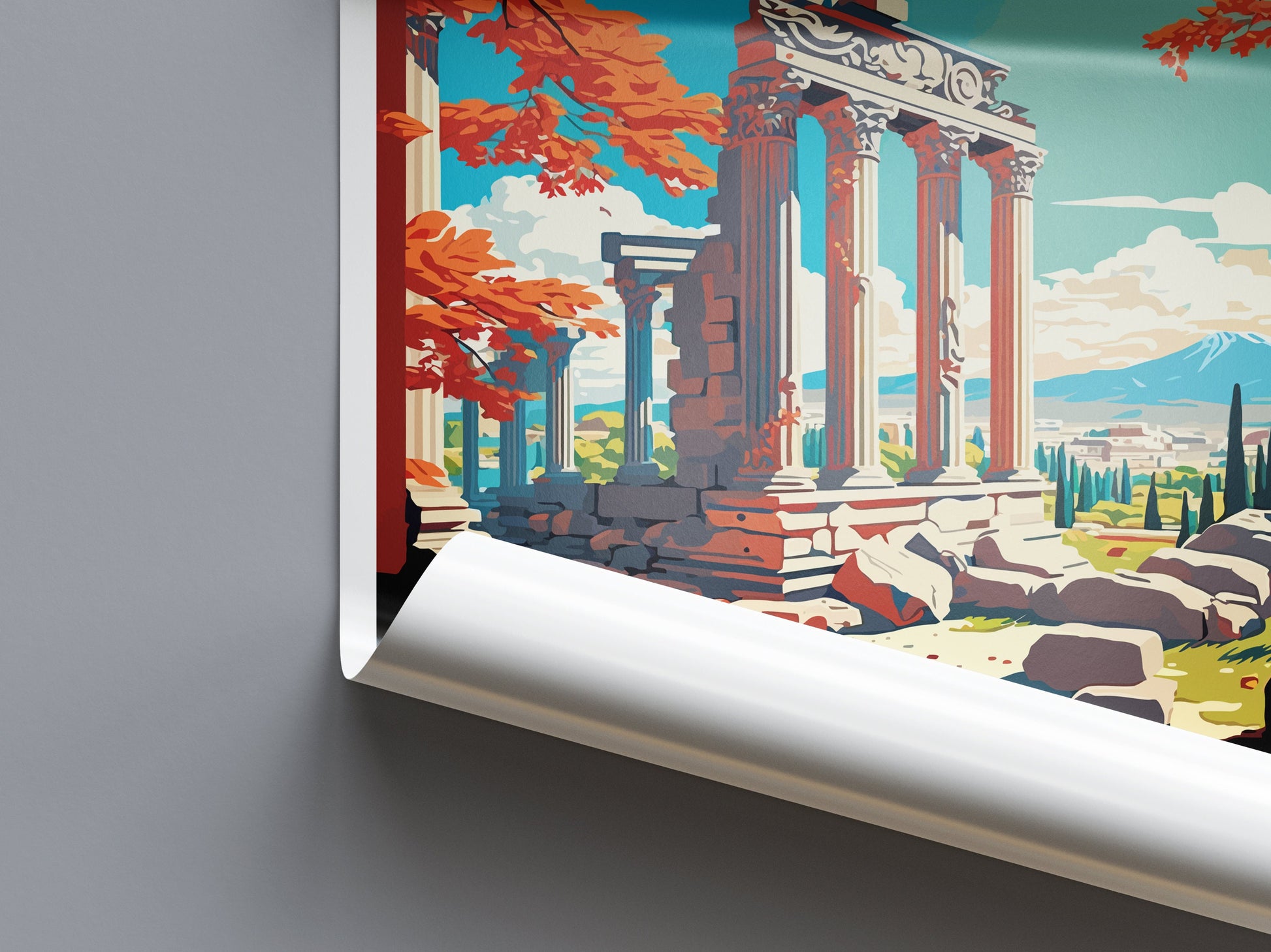 Selcuk Travel Print Wall Art Selcuk Wall Hanging Home Décor Selcuk Gift Art Lovers Turkey Art Lover Gift Selcuk City Turkey Travel