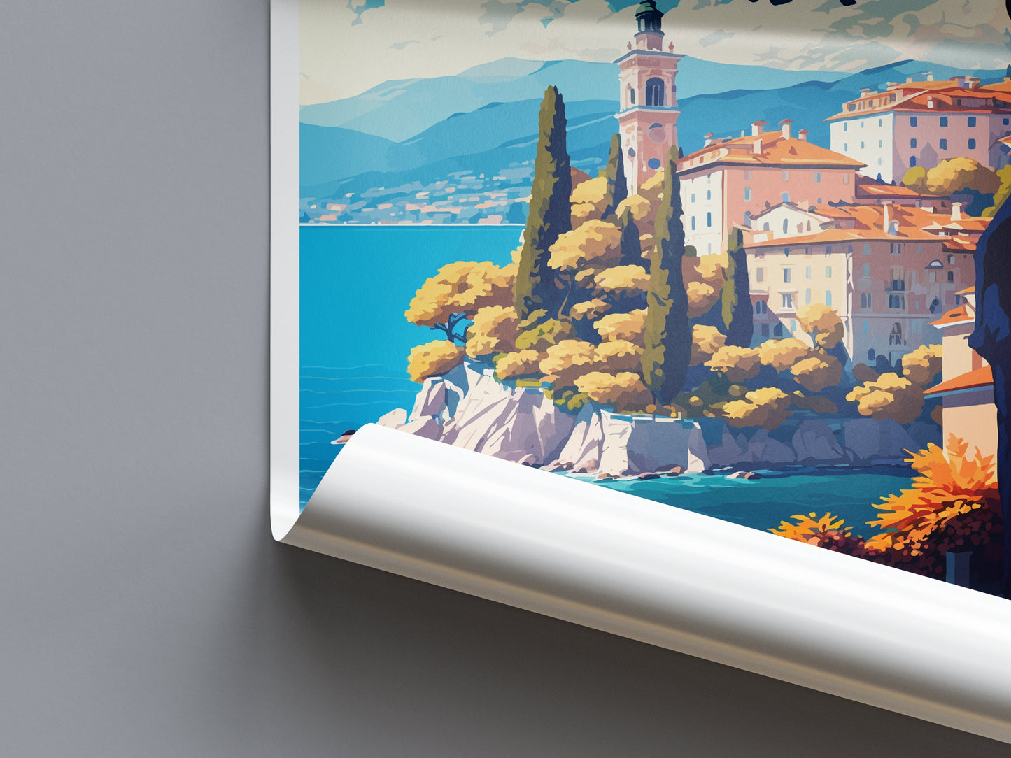 Opatija Travel Print Wall Art Opatija Wall Hanging Home Décor Opatija Gift Art Lovers Croatia Art Lover Gift Opatija Travel Poster Wall Art