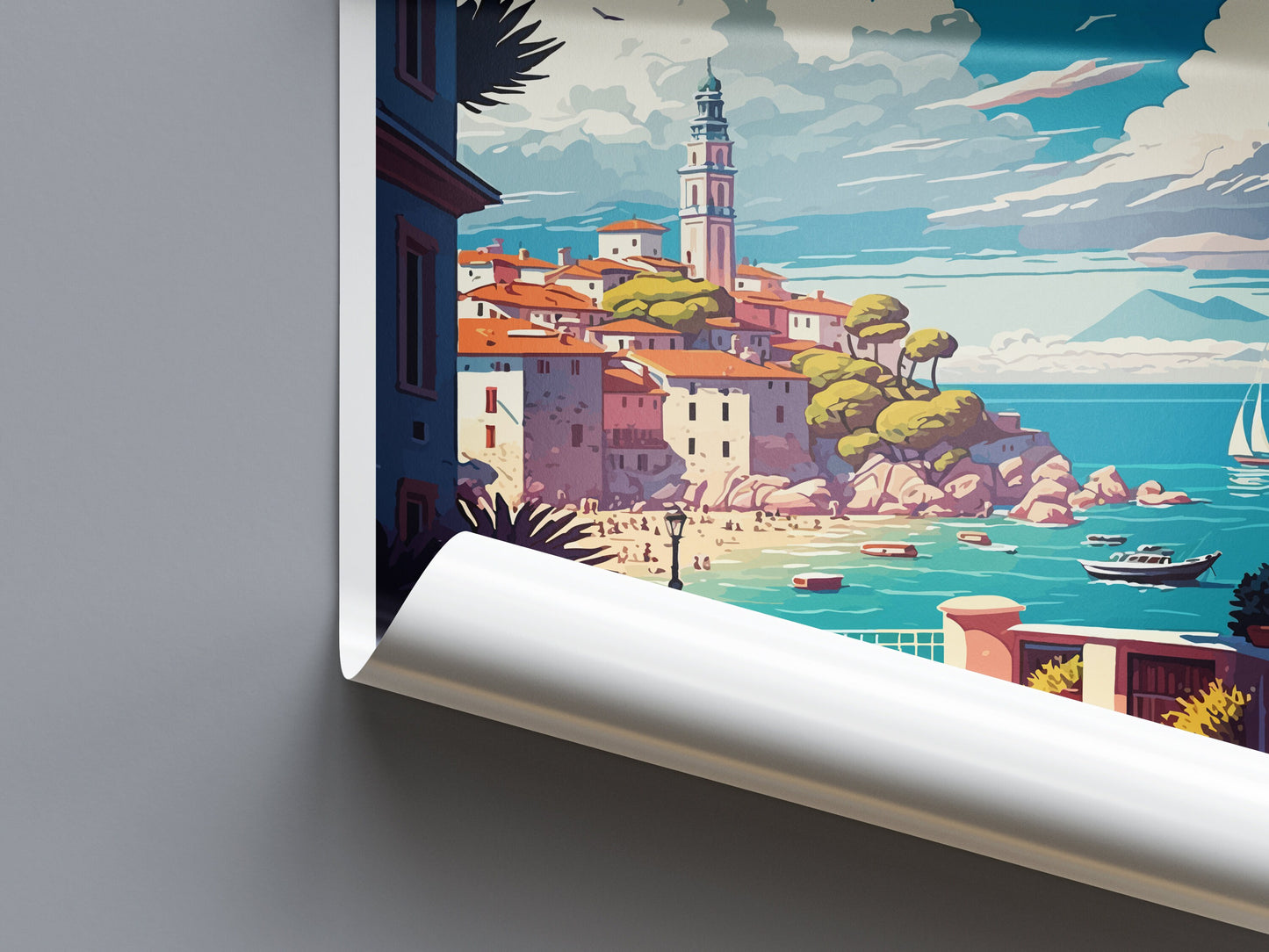Porec Travel Print Wall Art Porec Wall Hanging Home Décor Porec Gift Art Lovers Croatia Art Lover Gift Porec Travel Poster Wall Art