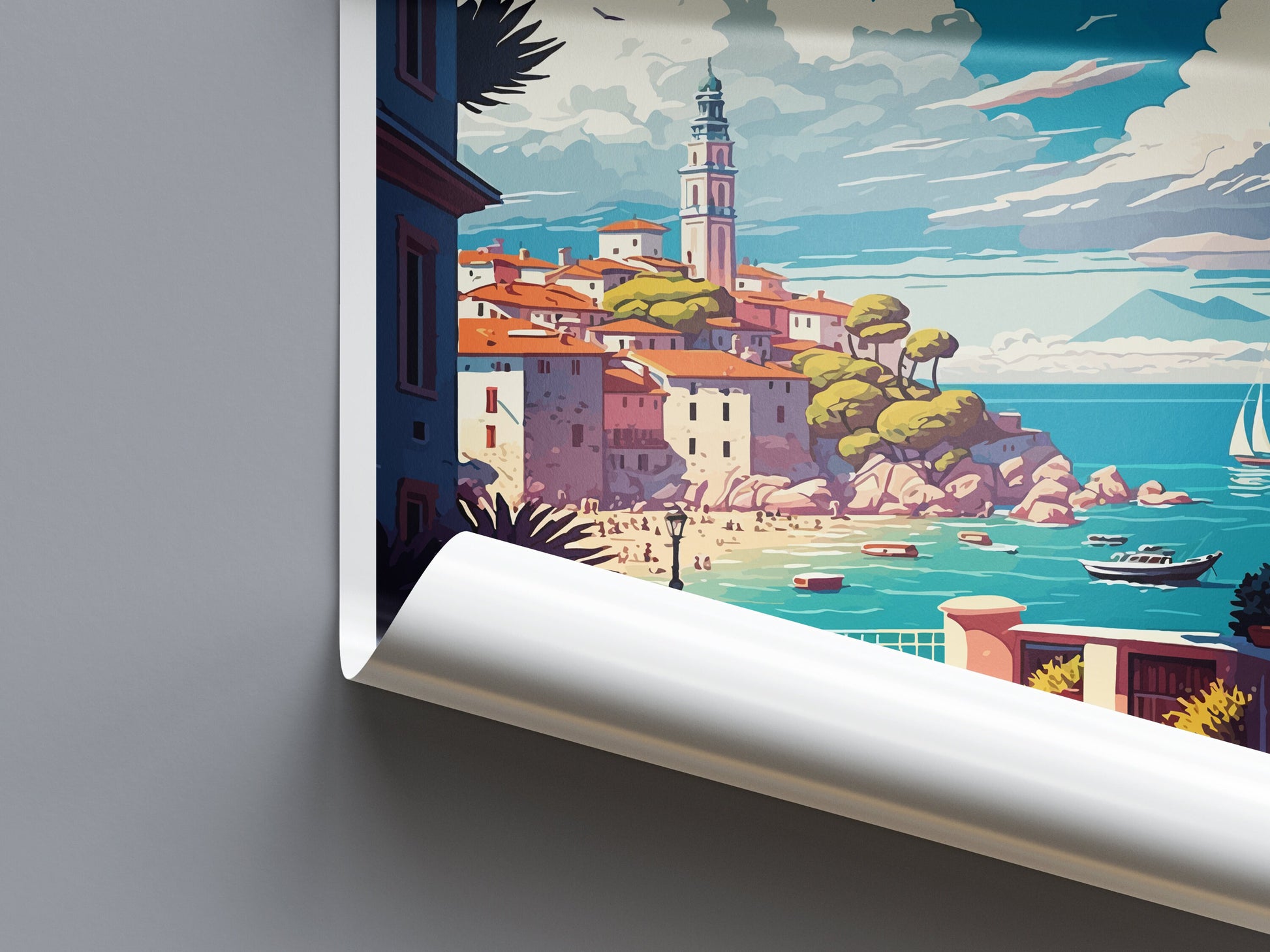 Porec Travel Print Wall Art Porec Wall Hanging Home Décor Porec Gift Art Lovers Croatia Art Lover Gift Porec Travel Poster Wall Art