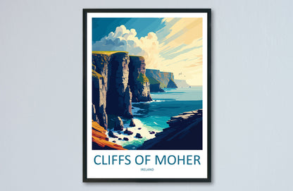 Cliffs of Moher Print Cliffs of Moher Home Décor Landscape Art Print Cliffs of Moher Wall Art for Ireland Enthusiast Gift Wall Hanging Art
