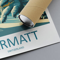 Zermatt Travel Print Wall Art Zermatt Wall Hanging Home Décor Zermatt Gift Art Lovers Ski Art Lover Gift Zermatt Print Skiing Zermatt Art