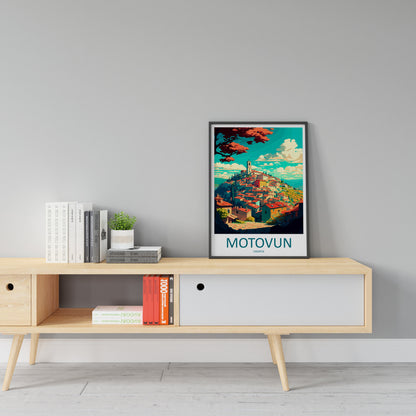 Motovun Travel Print Wall Art Motovun Wall Hanging Home Décor Motovun Gift Art Lovers Croatia Art Lover Gift Motovun Travel Poster Art