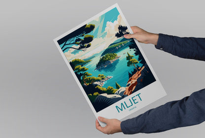 Mljet National Park Travel Print Wall Art Mljet Wall Hanging Home Décor Mljet Gift Art Lovers Croatia Art Lover Gift Mljet Travel Poster Art