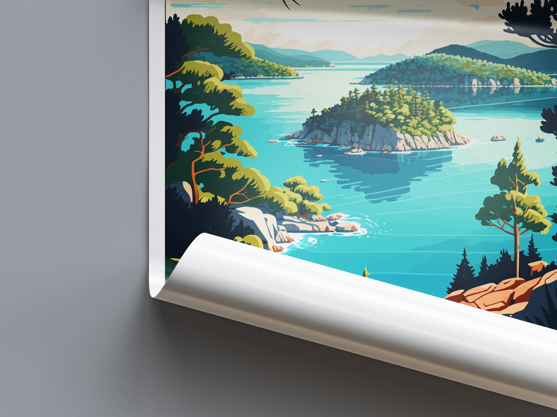 Mljet National Park Travel Print Wall Art Mljet Wall Hanging Home Décor Mljet Gift Art Lovers Croatia Art Lover Gift Mljet Travel Poster Art