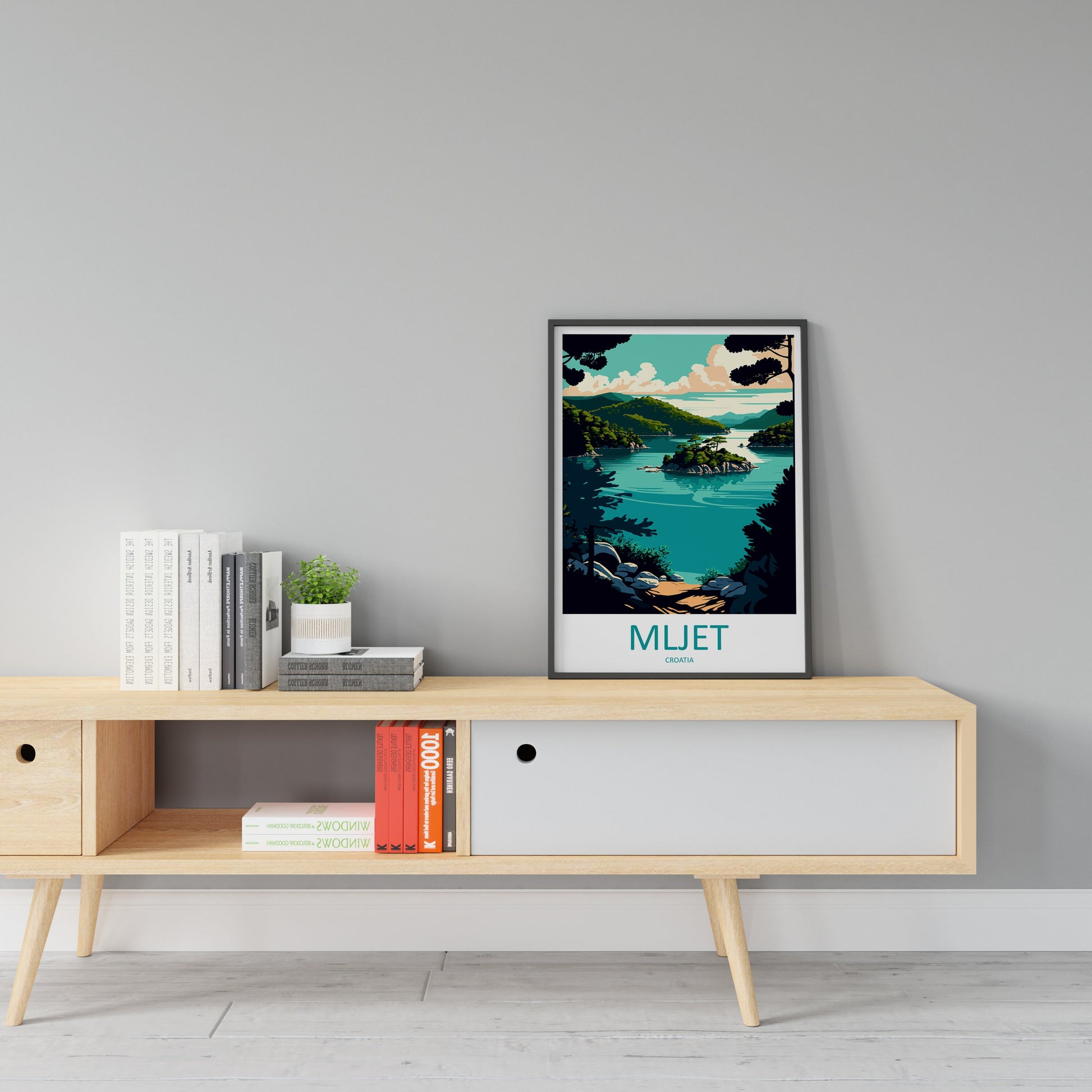 Mljet National Park Travel Print Wall Art Mljet Wall Hanging Home Décor Mljet Gift Art Lovers Croatia Art Lover Gift Mljet Travel Poster Art