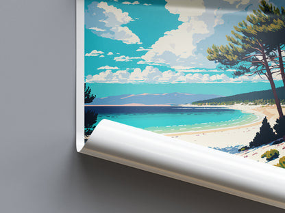 Zlatni Rat Beach Travel Print Wall Art Zlatni Rat Beach Wall Hanging Home Décor Zlatni Rat Beach Gift Art Lovers Croatia Art Lover Gift