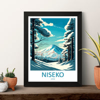 Niseko Travel Print Wall Art Niseko Wall Hanging Home Décor Niseko Gift Art Lovers Ski Art Lover Gift Niseko Print Skiing Niseko Ski Art