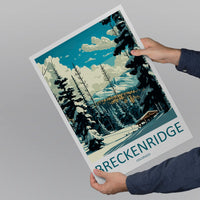 Breckenridge Travel Print Wall Art Breckenridge Wall Hanging Home Décor Breckenridge Gift Art Lovers Ski Art Lover Gift Breckenridge Print