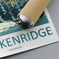 Breckenridge Travel Print Wall Art Breckenridge Wall Hanging Home Décor Breckenridge Gift Art Lovers Ski Art Lover Gift Breckenridge Print