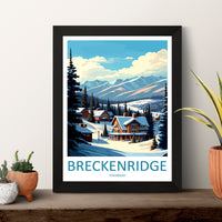 Breckenridge Travel Print Wall Art Breckenridge Wall Hanging Home Décor Breckenridge Gift Art Lovers Ski Art Lover Gift Breckenridge Print