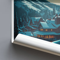 Jackson Hole Travel Print Wall Art Jackson Hole Wall Hanging Home Décor Jackson Hole Gift Art Lovers Ski Art Lover Gift Jackson Hole Print