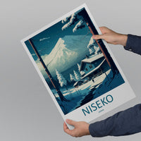 Niseko Travel Print Wall Art Niseko Wall Hanging Home Décor Niseko Gift Art Lovers Ski Art Lover Gift Niseko Print Skiing Niseko Ski Art