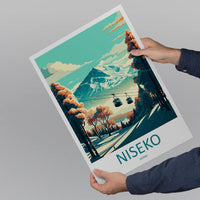 Niseko Travel Print Wall Art Niseko Wall Hanging Home Décor Niseko Gift Art Lovers Ski Art Lover Gift Niseko Print Skiing Niseko Ski Art