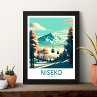 Niseko Travel Print Wall Art Niseko Wall Hanging Home Décor Niseko Gift Art Lovers Ski Art Lover Gift Niseko Print Skiing Niseko Ski Art