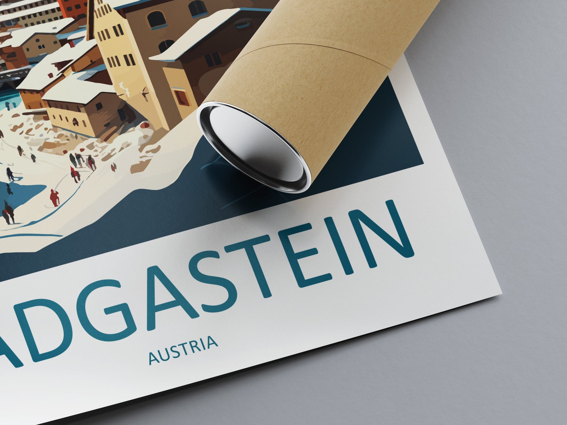 Badgastein Travel Print Wall Art Badgastein Wall Hanging Home Décor Badgastein Gift Art Lovers Austria Art Lover Gift Badgastein Travel