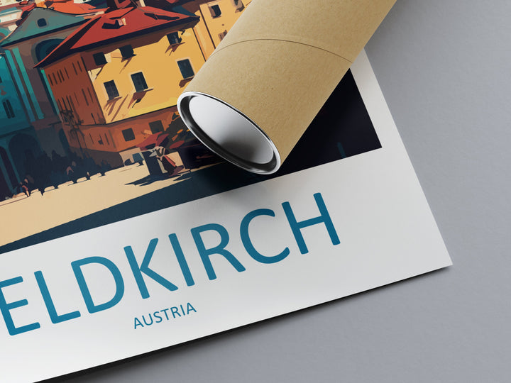 Feldkirch Travel Print Wall Art Feldkirch Wall Hanging Home Décor Feldkirch Gift Art Lovers Austria Art Lover Gift Feldkirch Travel Poster