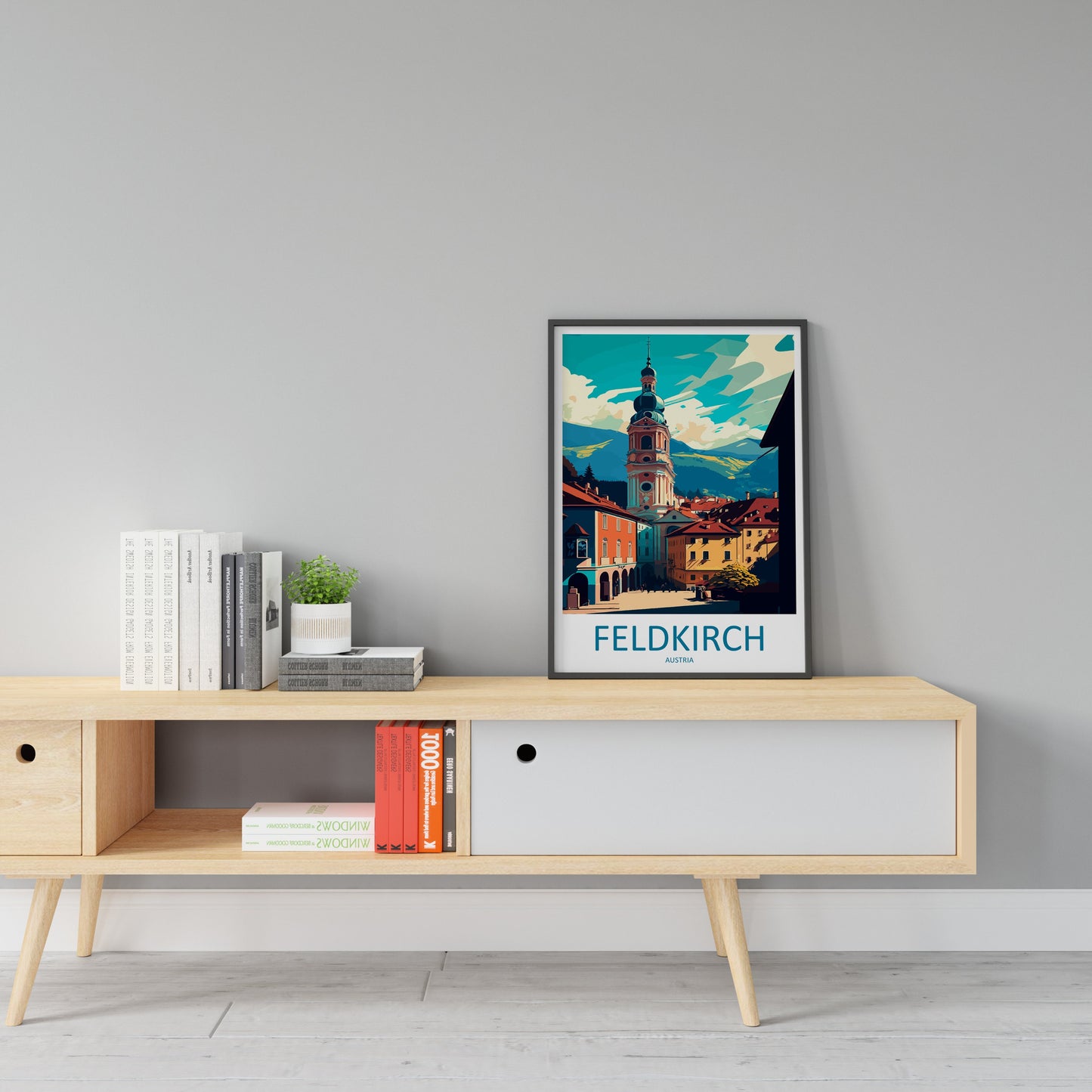 Feldkirch Travel Print Wall Art Feldkirch Wall Hanging Home Décor Feldkirch Gift Art Lovers Austria Art Lover Gift Feldkirch Travel Poster