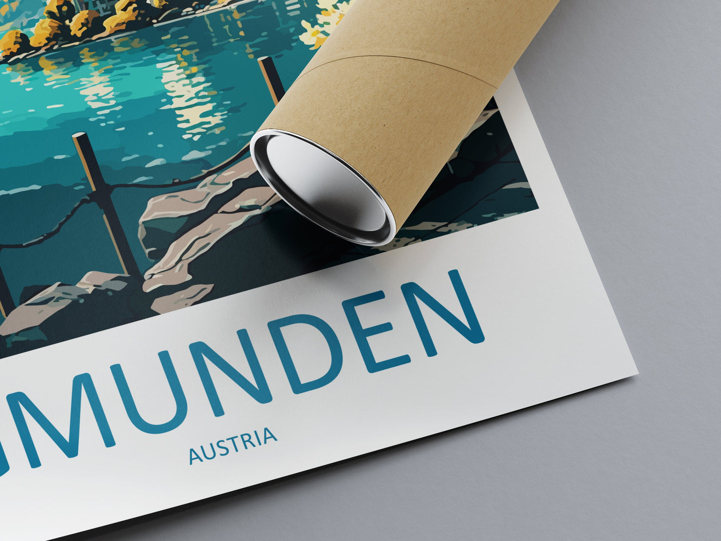 Gmunden Travel Print Wall Art Gmunden Wall Hanging Home Décor Gmunden Gift Art Lovers Austria Art Lover Gift Gmunden Travel Poster