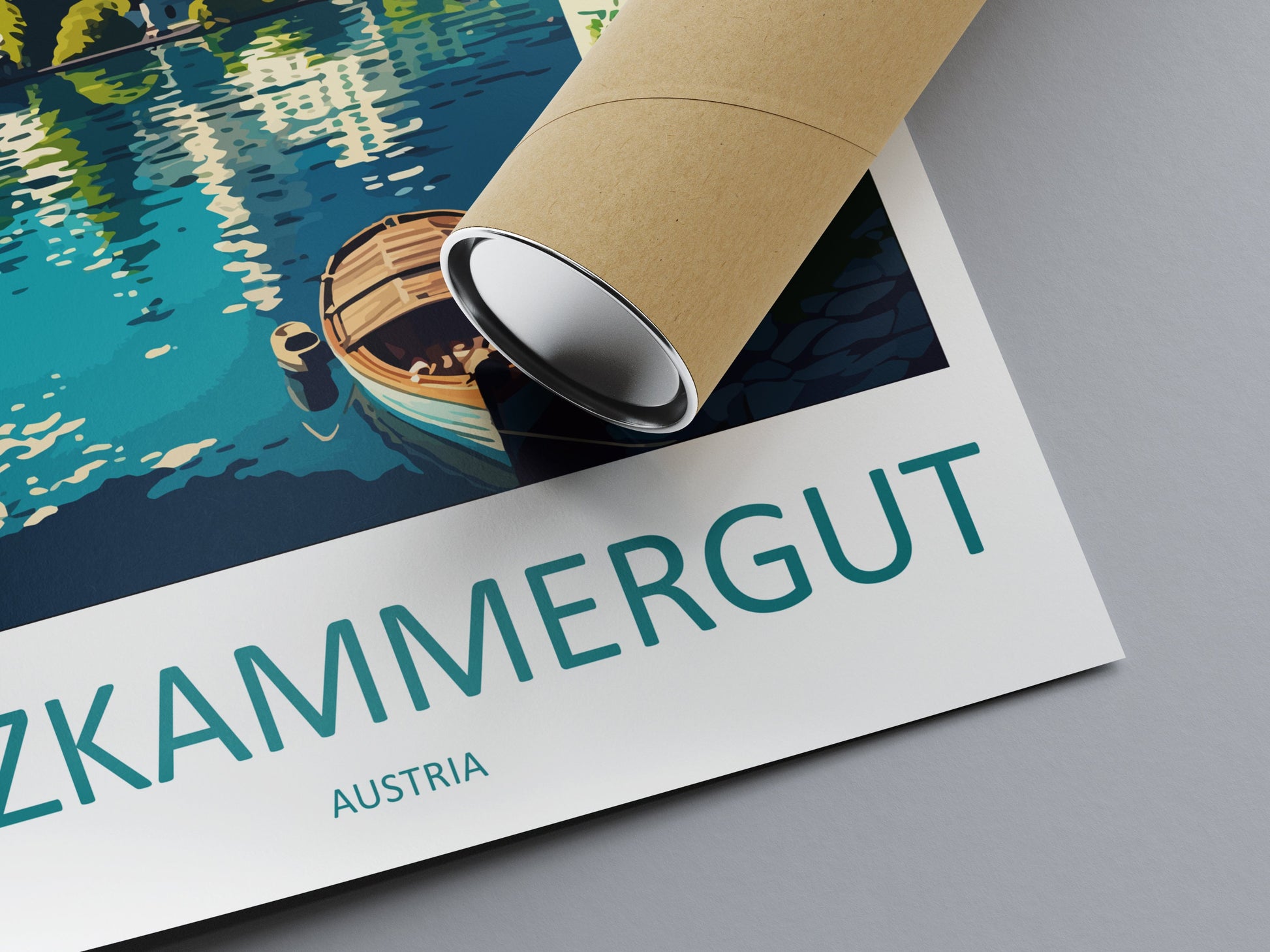 Salzkammergut Travel Print Wall Art Salzkammergut Wall Hanging Home Décor Salzkammergut Gift Art Lovers Austria Art Lover Gift
