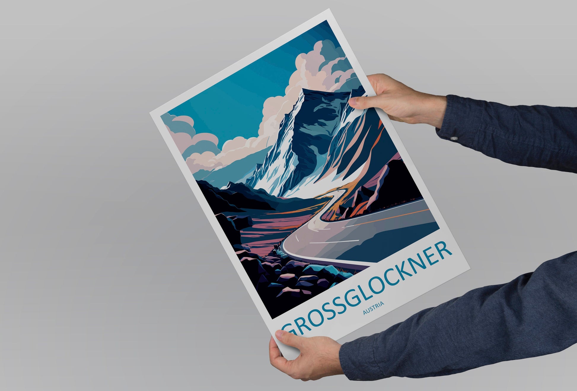 Grossglockner Travel Print Wall Art Grossglockner Wall Hanging Home Décor Grossglockner Gift Art Lovers Austria Art Lover Gift Grossglockner