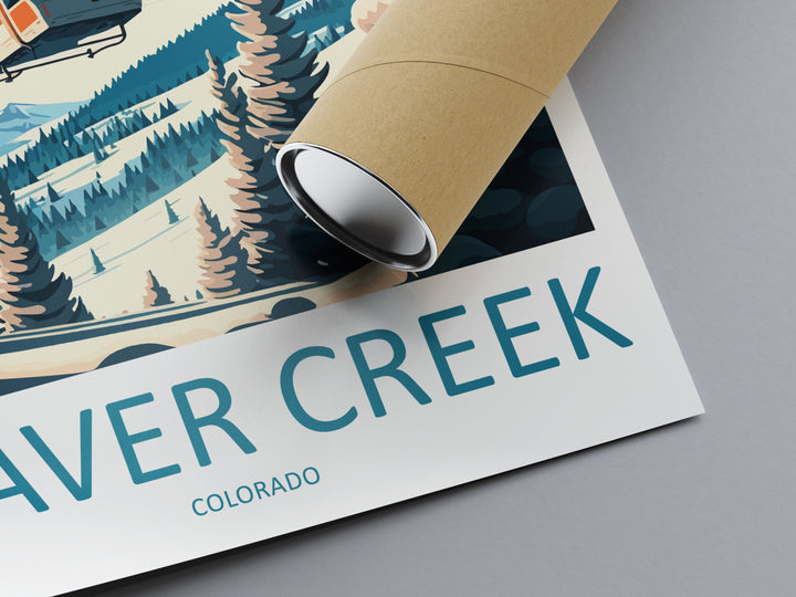 Beaver Creek Travel Print Wall Art Beaver Creek Wall Hanging Home Décor Beaver Creek Gift Art Lovers Ski Art Lover Gift Beaver Creek Print