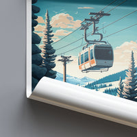 Beaver Creek Travel Print Wall Art Beaver Creek Wall Hanging Home Décor Beaver Creek Gift Art Lovers Ski Art Lover Gift Beaver Creek Print