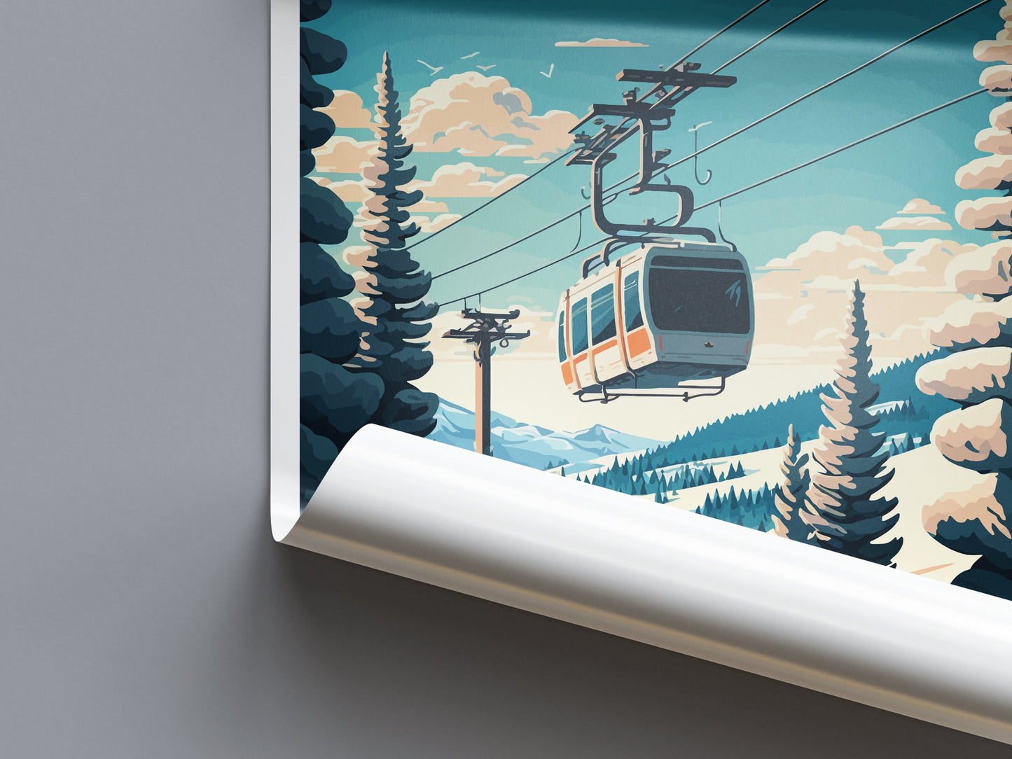 Beaver Creek Travel Print Wall Art Beaver Creek Wall Hanging Home Décor Beaver Creek Gift Art Lovers Ski Art Lover Gift Beaver Creek Print