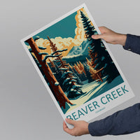 Beaver Creek Travel Print Wall Art Beaver Creek Wall Hanging Home Décor Beaver Creek Gift Art Lovers Ski Art Lover Gift Beaver Creek Print