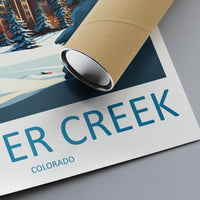 Beaver Creek Travel Print Wall Art Beaver Creek Wall Hanging Home Décor Beaver Creek Gift Art Lovers Ski Art Lover Gift Beaver Creek Print