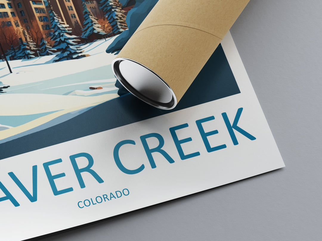 Beaver Creek Travel Print Wall Art Beaver Creek Wall Hanging Home Décor Beaver Creek Gift Art Lovers Ski Art Lover Gift Beaver Creek Print