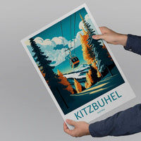 Kitzbuhel Travel Print Wall Art Kitzbuhel Wall Hanging Home Décor Kitzbuhel Gift Art Lovers Ski Art Lover Gift Kitzbuhel Print Austria Ski