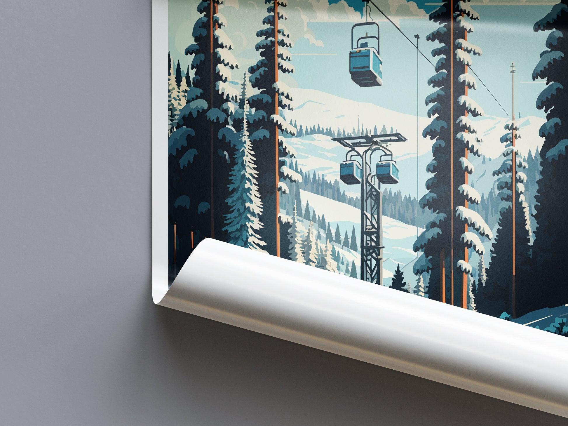 Park City Travel Print Wall Art Park City Wall Hanging Home Décor Park City Gift Art Lovers Ski Art Lover Gift Park City Print Skiing Print
