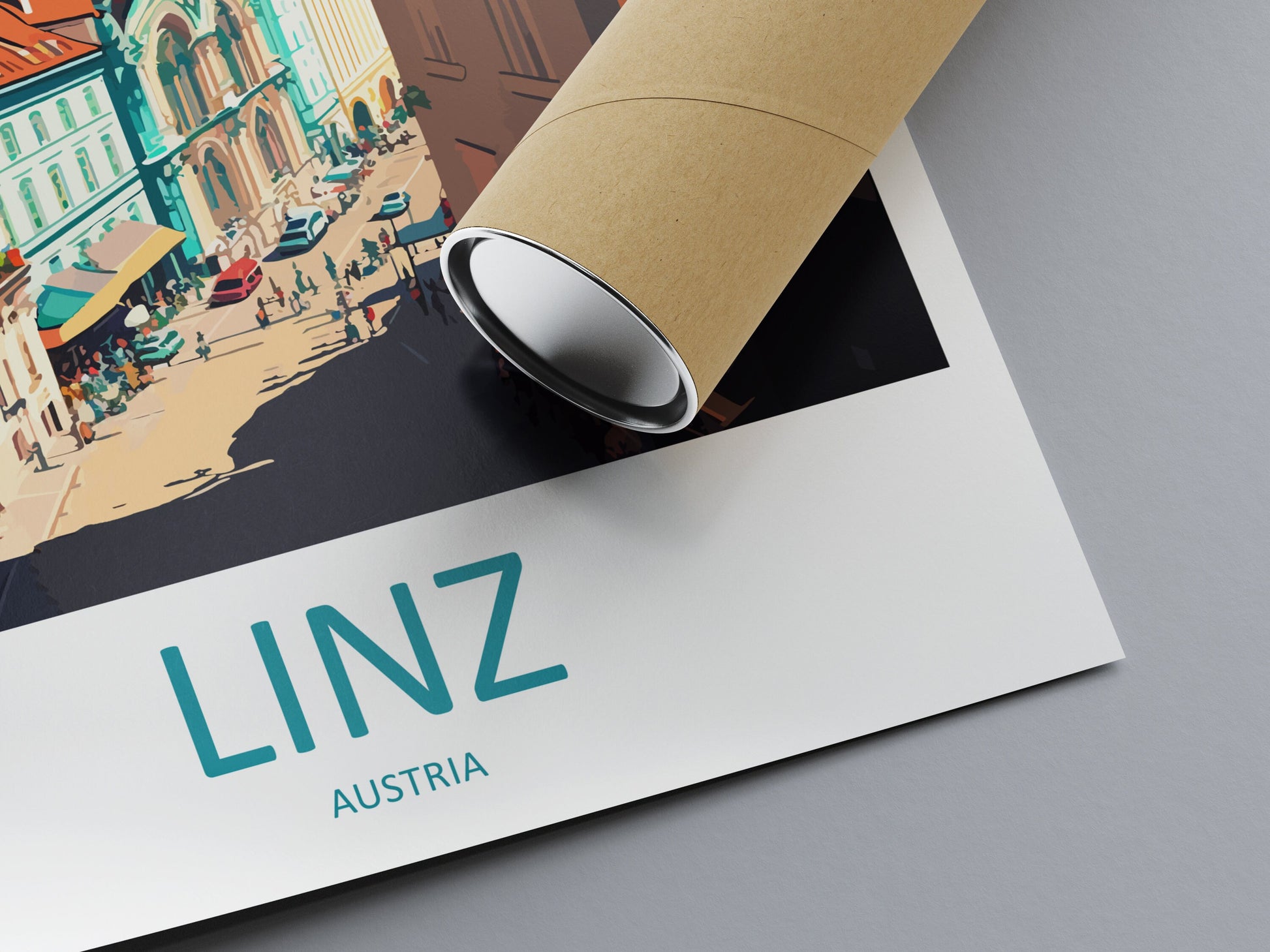 Linz Travel Print Wall Art Linz Wall Hanging Home Décor Linz Gift Art Lovers Austria Art Lover Gift Linz Travel Poster Linz Wall Poster