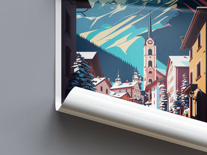 Schladming Travel Print Wall Art Schladming Wall Hanging Home Décor Schladming Gift Art Lovers Austria Art Lover Gift Schladming Artwork
