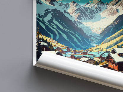 Soelden Travel Print Wall Art Soelden Wall Hanging Home Décor Soelden Gift Art Lovers Austria Art Lover Gift Soelden Travel Poster