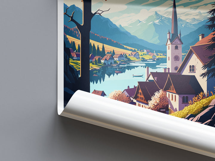 St Gilgen Travel Print Wall Art St Gilgen Wall Hanging Home Décor St Gilgen Gift Art Lovers Austria Art Lover Gift St Gilgen Travel Poster