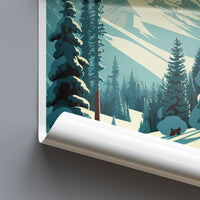 Sun Valley Travel Print Wall Art Sun Valley Wall Hanging Home Décor Sun Valley Gift Art Lovers Ski Art Lover Gift Sun Valley Print Skiing