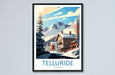 Telluride Travel Print Wall Art Telluride Wall Hanging Home Décor Telluride Gift Art Lovers Ski Art Lover Gift Telluride Print Skiing Art