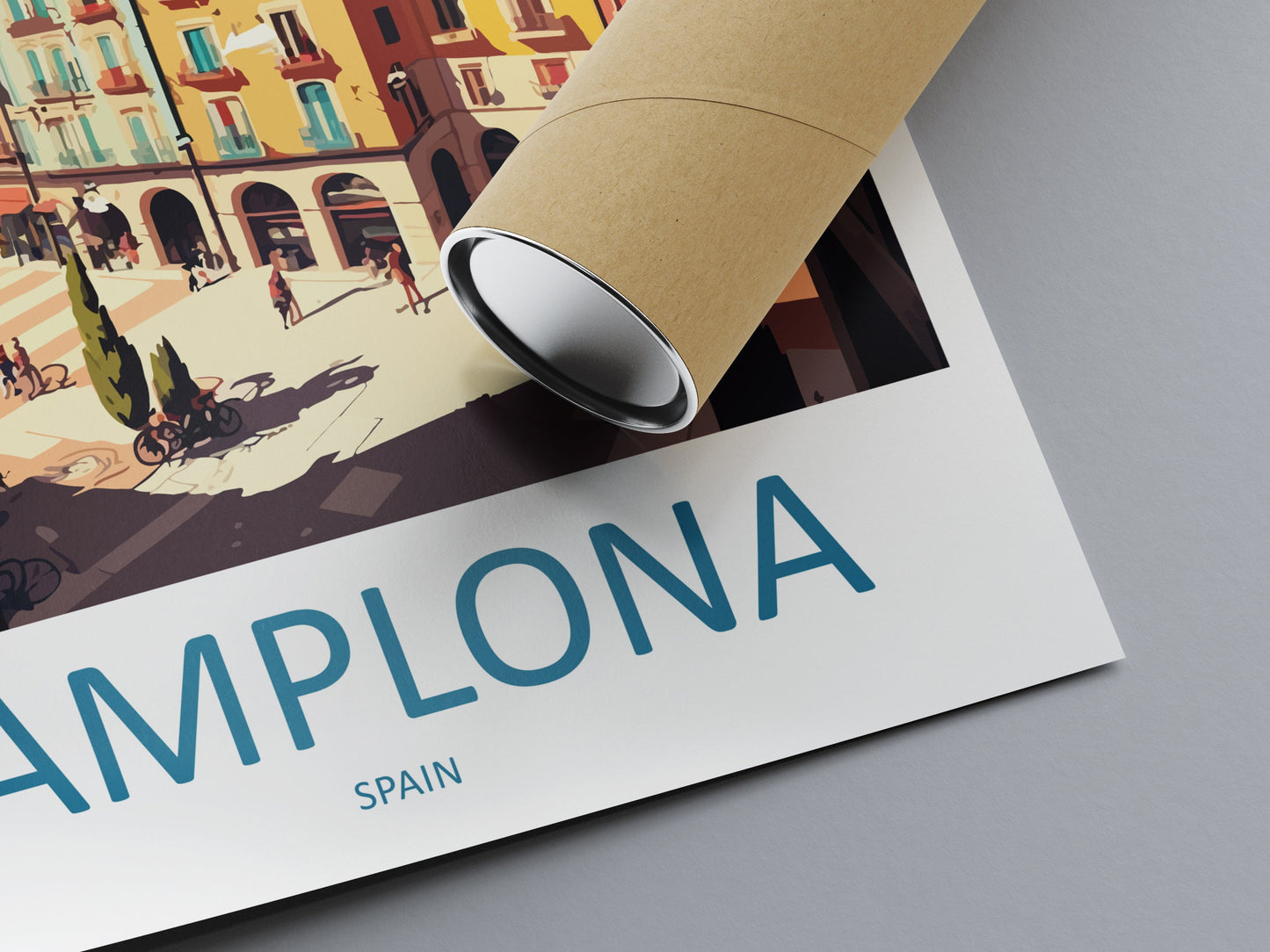 Pamplona Travel Print Wall Art Pamplona Wall Hanging Home Décor Pamplona Gift Art Lovers Spain Art Lover Gift Pamplona Print Spain Wall Art