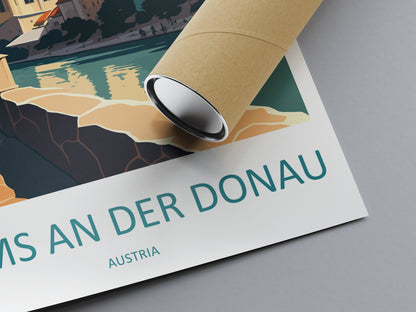 Krems An Der Donau Travel Print Wall Art Krems An Der Donau Wall Hanging Home Décor Krems An Der Donau Gift Art Lovers Austria Art Lover Art
