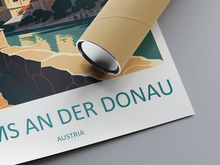 Krems An Der Donau Travel Print Wall Art Krems An Der Donau Wall Hanging Home Décor Krems An Der Donau Gift Art Lovers Austria Art Lover Art