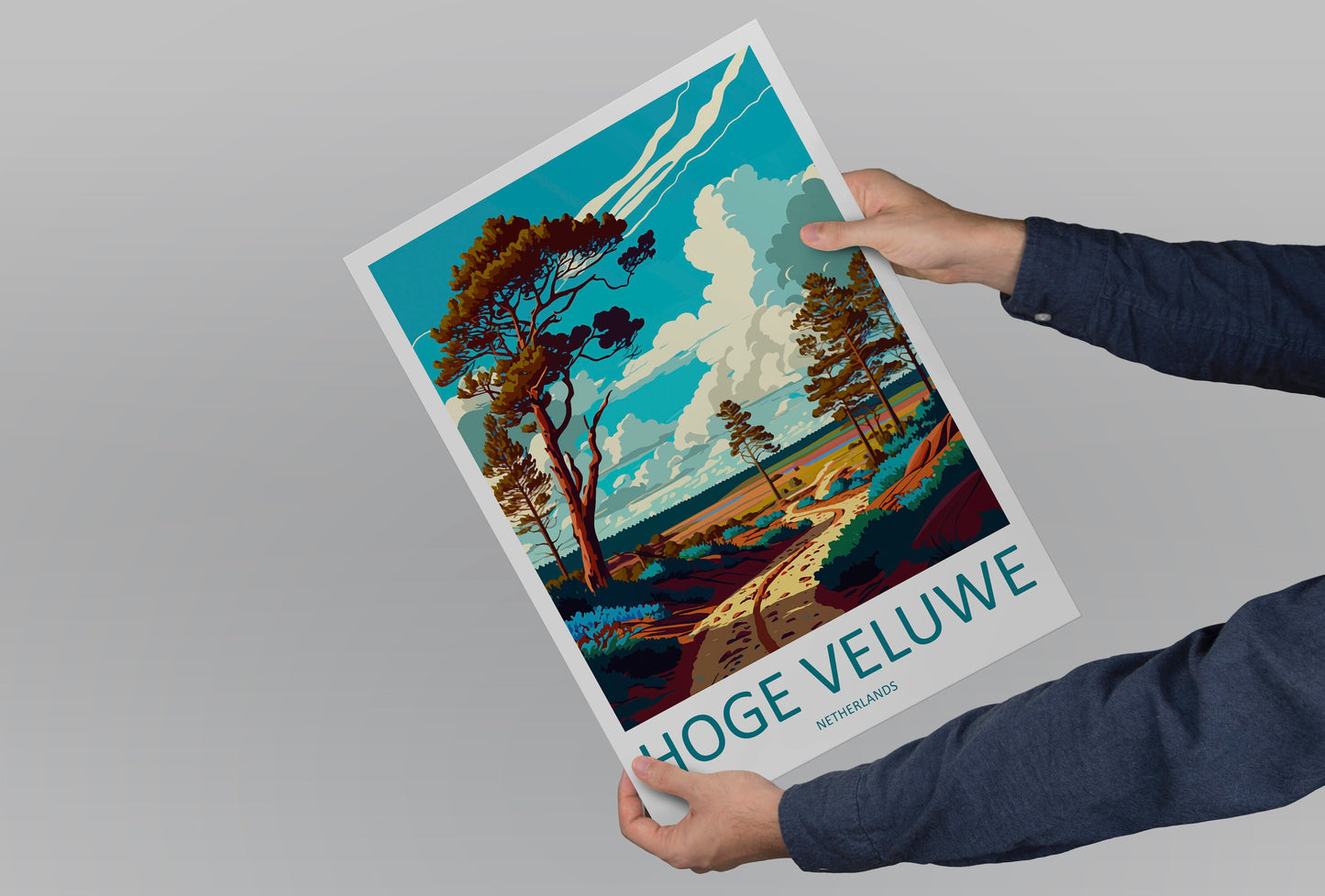 Hoge Veluwe Travel Print Wall Art Hoge Veluwe Wall Hanging Home Décor Hoge Veluwe Gift Art Lovers Netherlands Art Lover Gift Hoge Veluwe