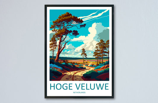 Hoge Veluwe Travel Print Wall Art Hoge Veluwe Wall Hanging Home Décor Hoge Veluwe Gift Art Lovers Netherlands Art Lover Gift Hoge Veluwe